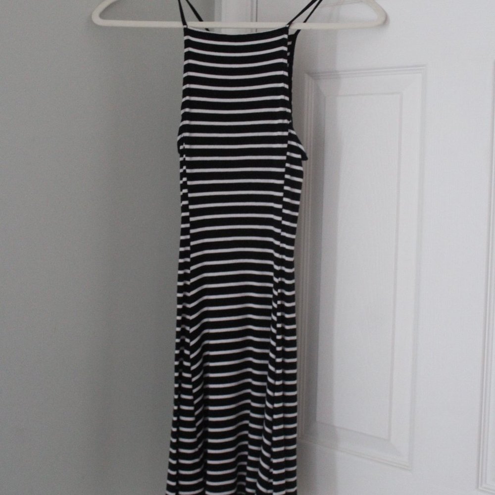 Cotton striped dress forever 21